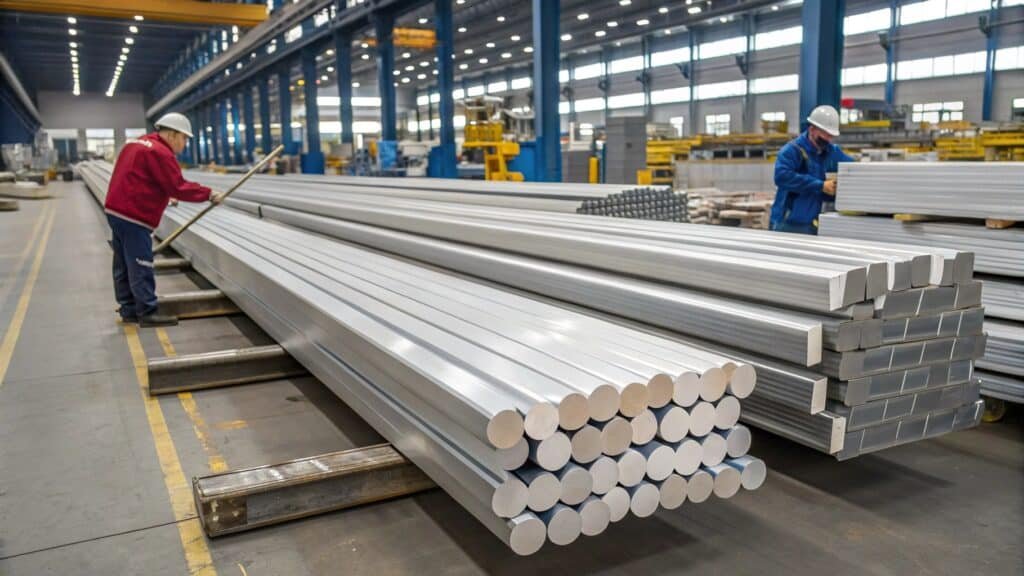 A graphic highlighting alloy 7075 as the strongest and showing its typical applications like aircraft parts.